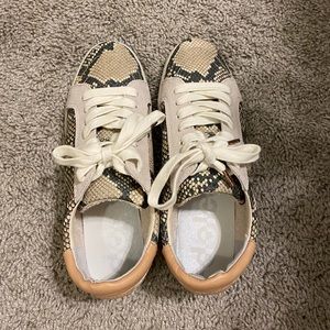 Dolce Vita Snake Skin Sneakers